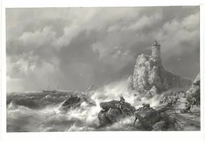 Stormy sea