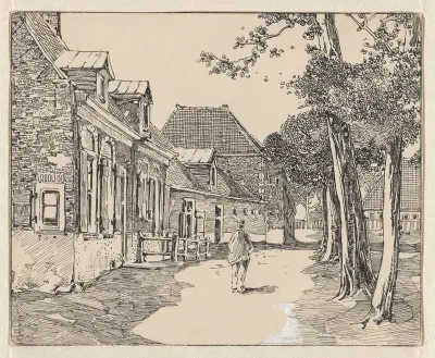 Straat in Egmond aan den Hoef