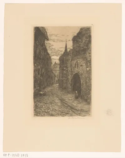 Straat in Kalkar