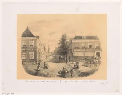 Straat in Scheveningen