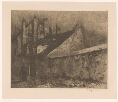 Straatgezicht bij Montmartre