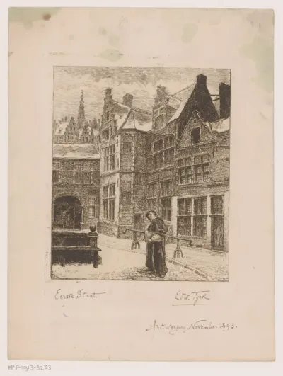 Straatgezicht in Antwerpen