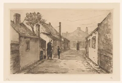 Straatgezicht in Katwijk