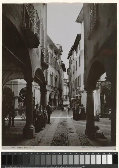 Straatgezicht in Lugano