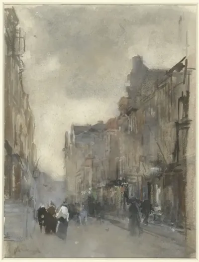 Straatgezicht te Den Haag