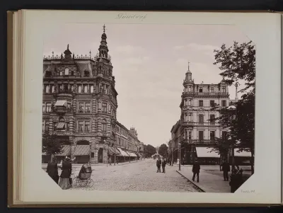 Straatgezicht te Düsseldorf