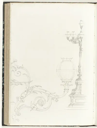 Straatlantaarn en detail