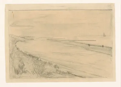 Strand bij Scheveningen