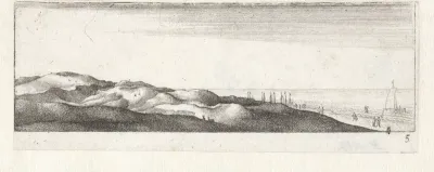 Strandgezicht met duinen