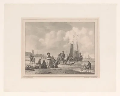 Strandgezicht te Scheveningen