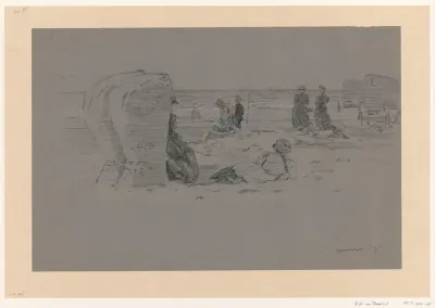 Strandgezicht te Scheveningen