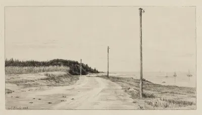 Strandvejen ved Hornbæksplantagen