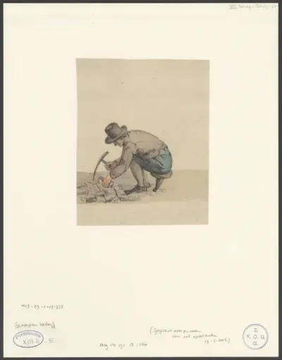 Stratenmaker aan het werk