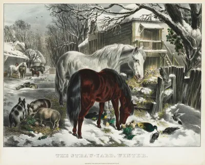 Straw-yard, Winter