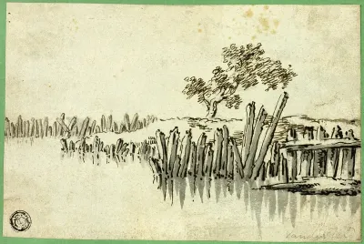 Stream with Pilings