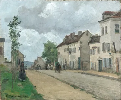Street in Pontoise (Rue de Gisors)