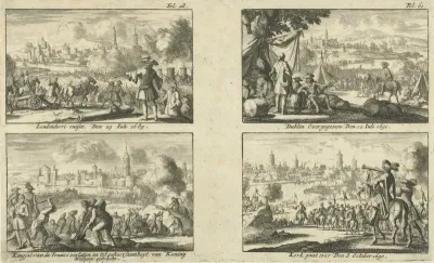Strijd in Ierland bij Londonderry en Kinsale, 1689 en de strijd in Ierland bij Dublin en Cork, 1690