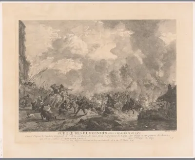 Strijd van Karel IX in 1562 tegen de Hugenoten