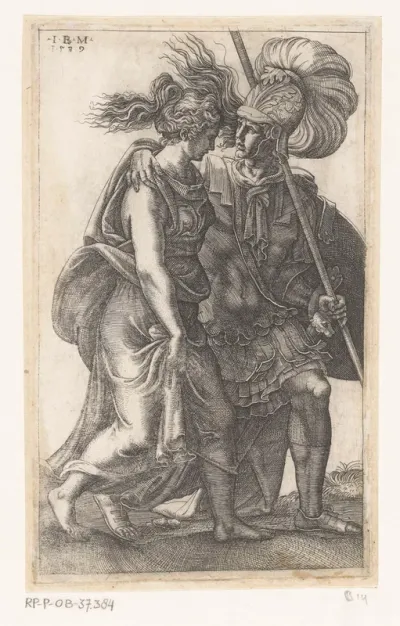 Strijder en vrouw