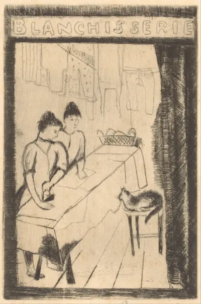 Strijkende vrouwen