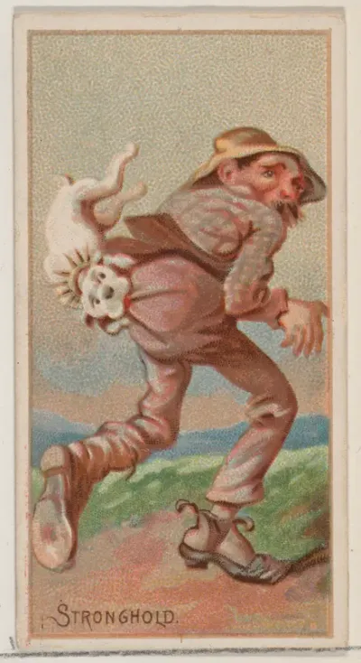 Stronghold, from the Jokes series (N87) for Duke brand cigarettes