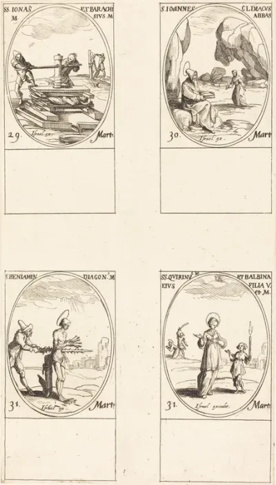 Sts. Jonas & Barachisius; St. John Climacus, Abbot; St. Benjamin; Sts. Quirinus & Bal