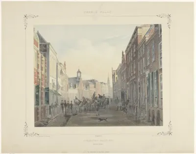 Studentensocieteit aan de Breedestraat in Leiden