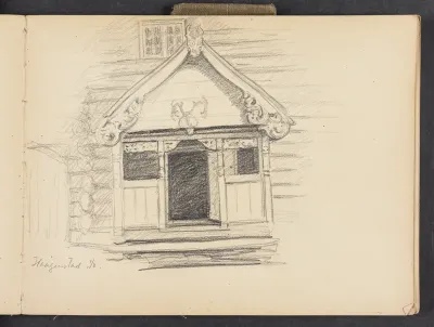 Studie af facade, Håkenstad Norge