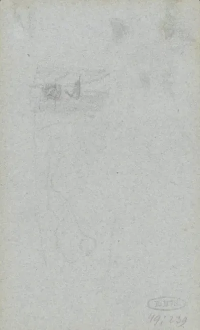 Studie, mogelijk van een figuur in een landschap