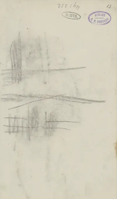 Studie, mogelijk van een landschap