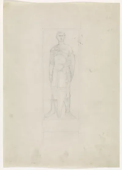 Studie naar beeld van St. Joris