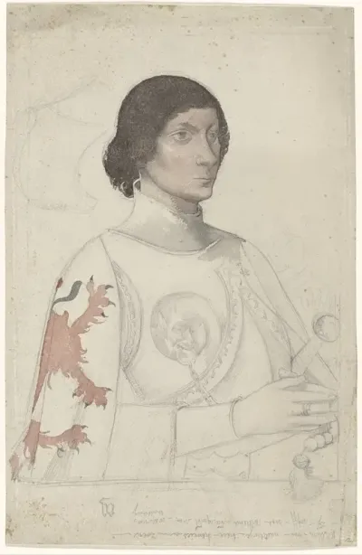 Studie naar het portret van een heer van Naaldwijk