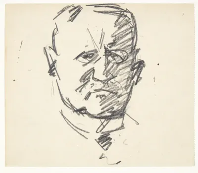 Studie til et portræt af professor, dr.med. Carl Lorentzen (1860-1932)