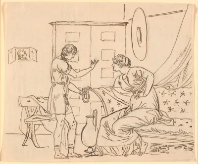 Studie til Papirius og hans moder