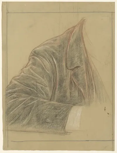 Studie van de jas en arm van Geheimrat M. Kempner