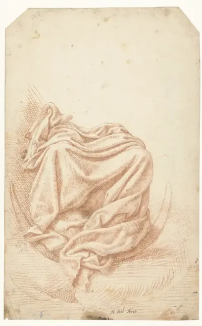 Studie van draperie