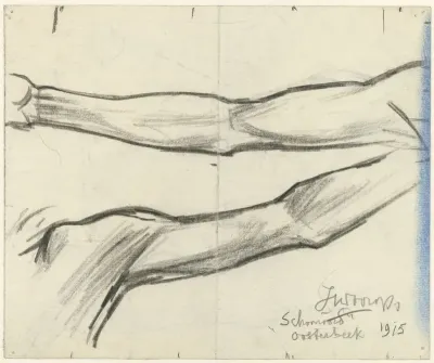 Studie van een arm