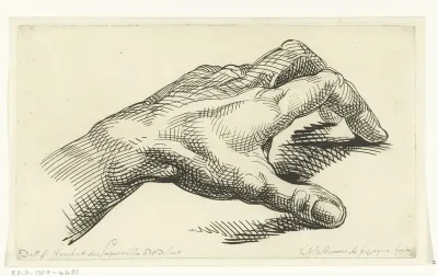 Studie van een hand