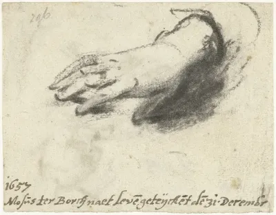 Studie van een hand