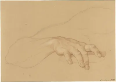 Studie van een hand