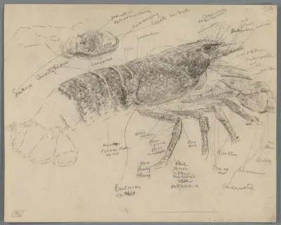 Studie van een kreeft