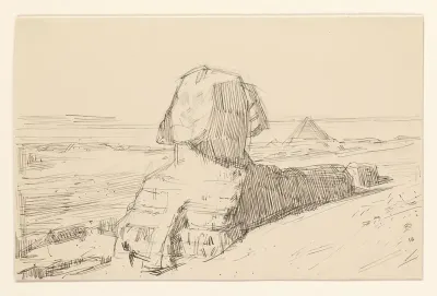 Studie van een Sphinx