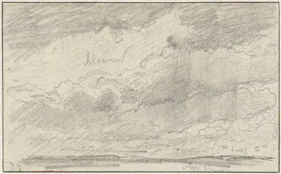 Studie van een wolkenlucht