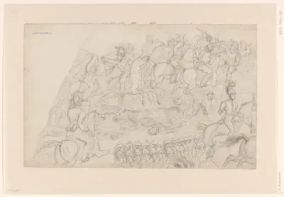 Studie voor De Slag bij Waterloo