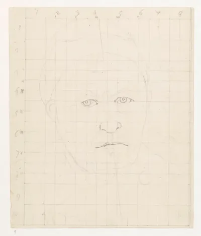 Studie voor portret Jan Conrad Brandes
