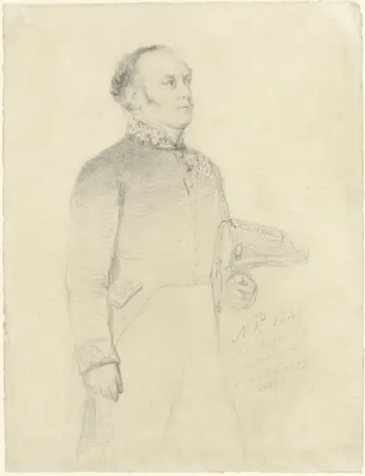 Studie voor portret van Edmond Willem van Dam van Isselt