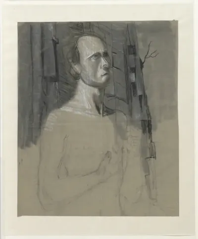 Studie voor zelfportret als Johannes