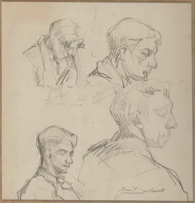 Studieblad met koppen