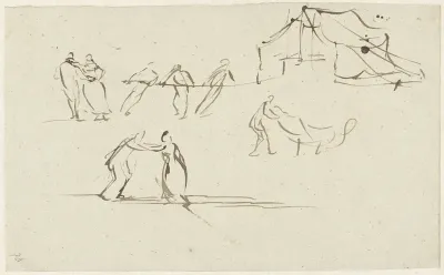 Studieblad met schaatsende paren