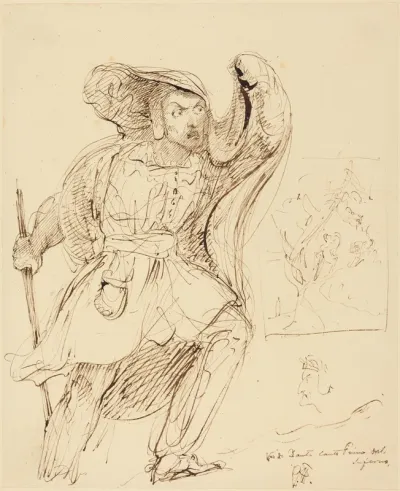Studies for a Scene from Dante's "Inferno"